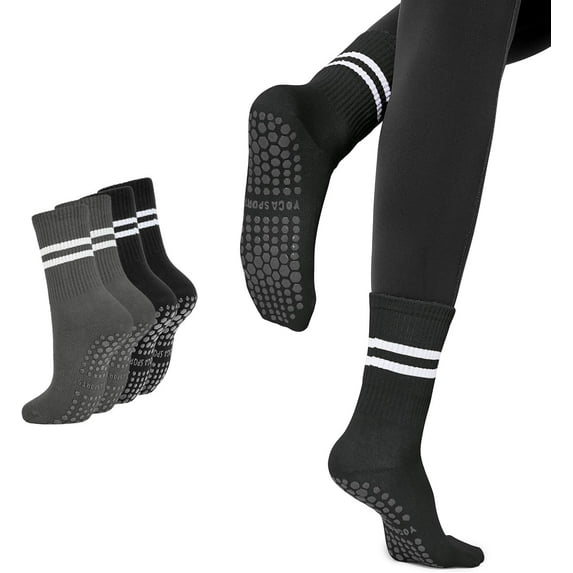 Pilates Socks with Grips for Women Yoga Socks Barre Socks Non Slip Socks