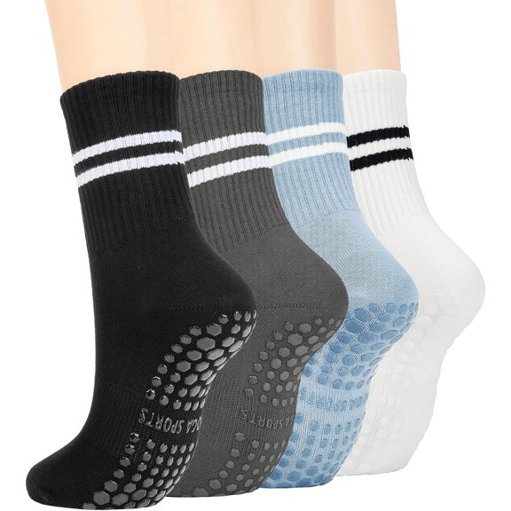 Pilates Socks with Grips for Women Yoga Socks Barre Socks Non Slip Socks