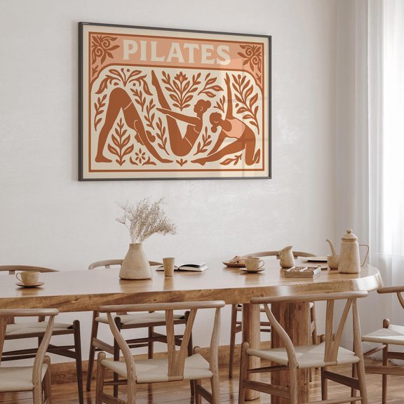 Pilates Studio Mindful Movement Unframed Paper Print