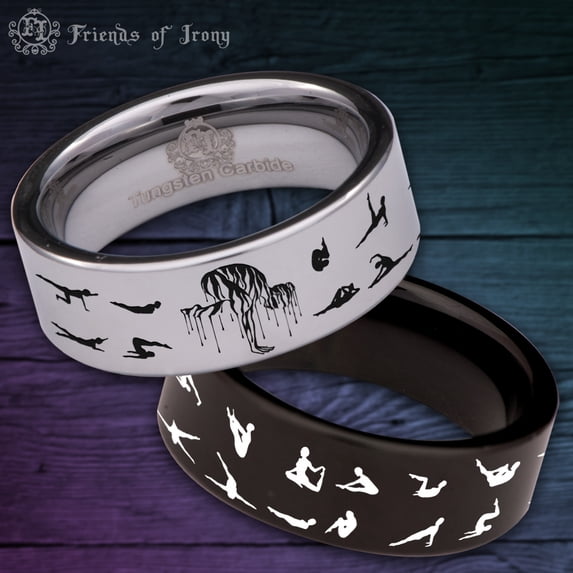 Pilates Style 2 Tungsten Carbide Ring