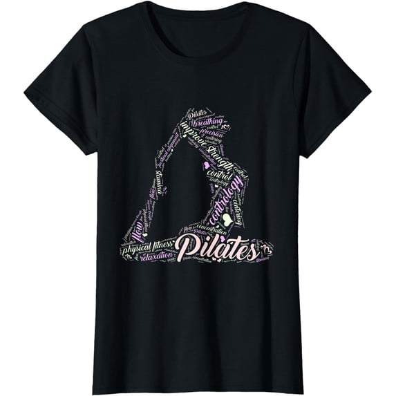Pilates Wordcloud T-shirt