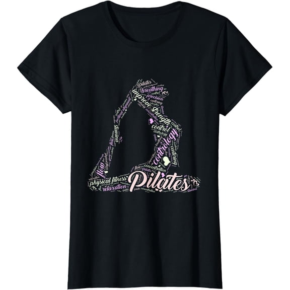 Pilates Wordcloud T-shirt