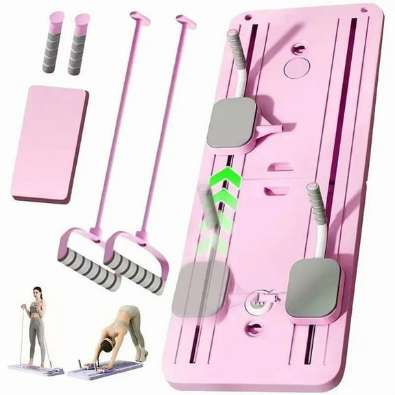 Pilates Workout Board | 8-in-1 Core & Ab Trainer, Push-up Board & Strength Training Equipment for Home Fitness