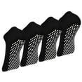 thumbnail image 1 of Pilates Yoga Non Slip Skid Socks - 4 Pack Ballet Barre Sticky Grippers Socks for Women, 1 of 4