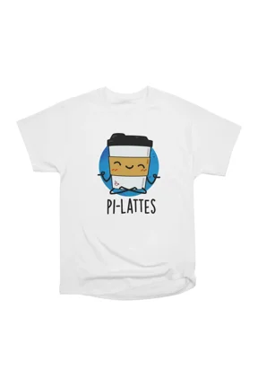 Pilattes Funny Latte Pilates Pun T-Shirt Tee Gift For Him Merch For Her Apparel For Friend