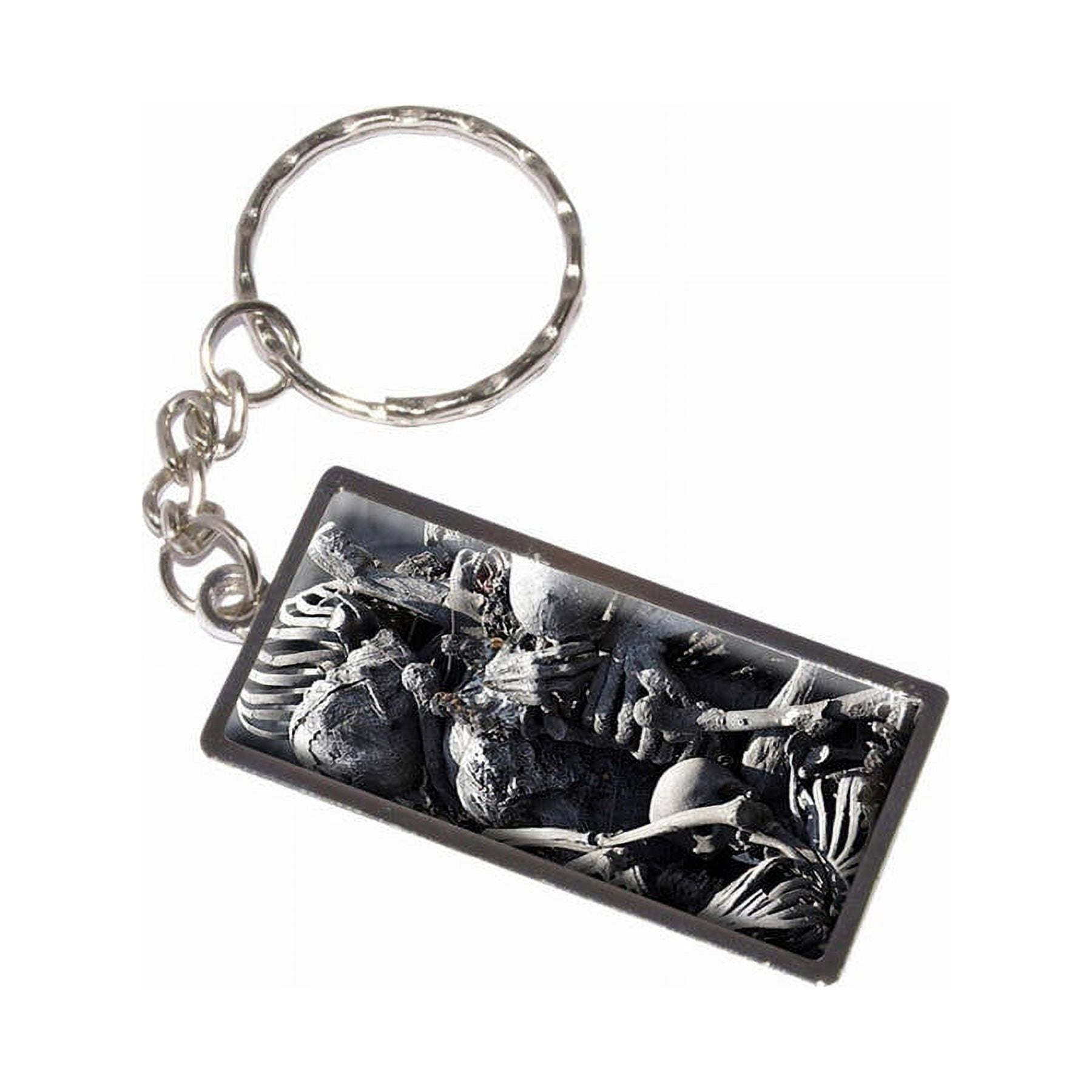 Nice Key Rings Skeleton Pile Of Skeletons Skulls Bones Dead Keychain Key Chain Ring - Walmart.com