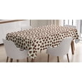 thumbnail image 1 of Pile of Poo Tablecloth, Continuous Style Funny Cartoon Design Illustration Pattern Kawaii Print, Rectangular Table Cover for Dining Room Kitchen Decor, 52" X 70", Ivory Dark Rust, by Ambesonne, 1 of 4