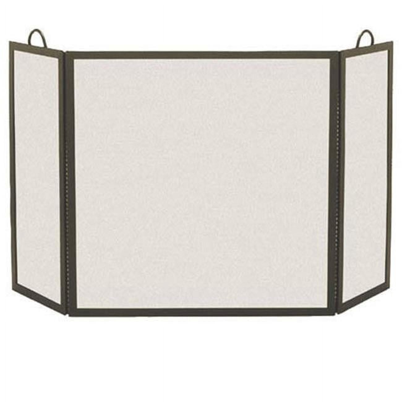 Pilgrim 18214 3 Panel Rectangular Screen - Matte Black - Walmart.com