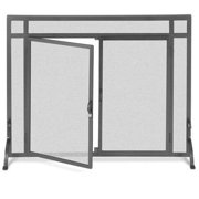 Pilgrim 18432 Forged Iron Door Screen - Matte Black