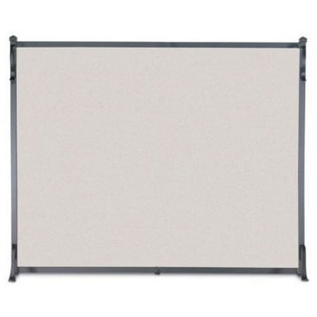 Pilgrim 19250 Single Panel Contemporary Screen - Black