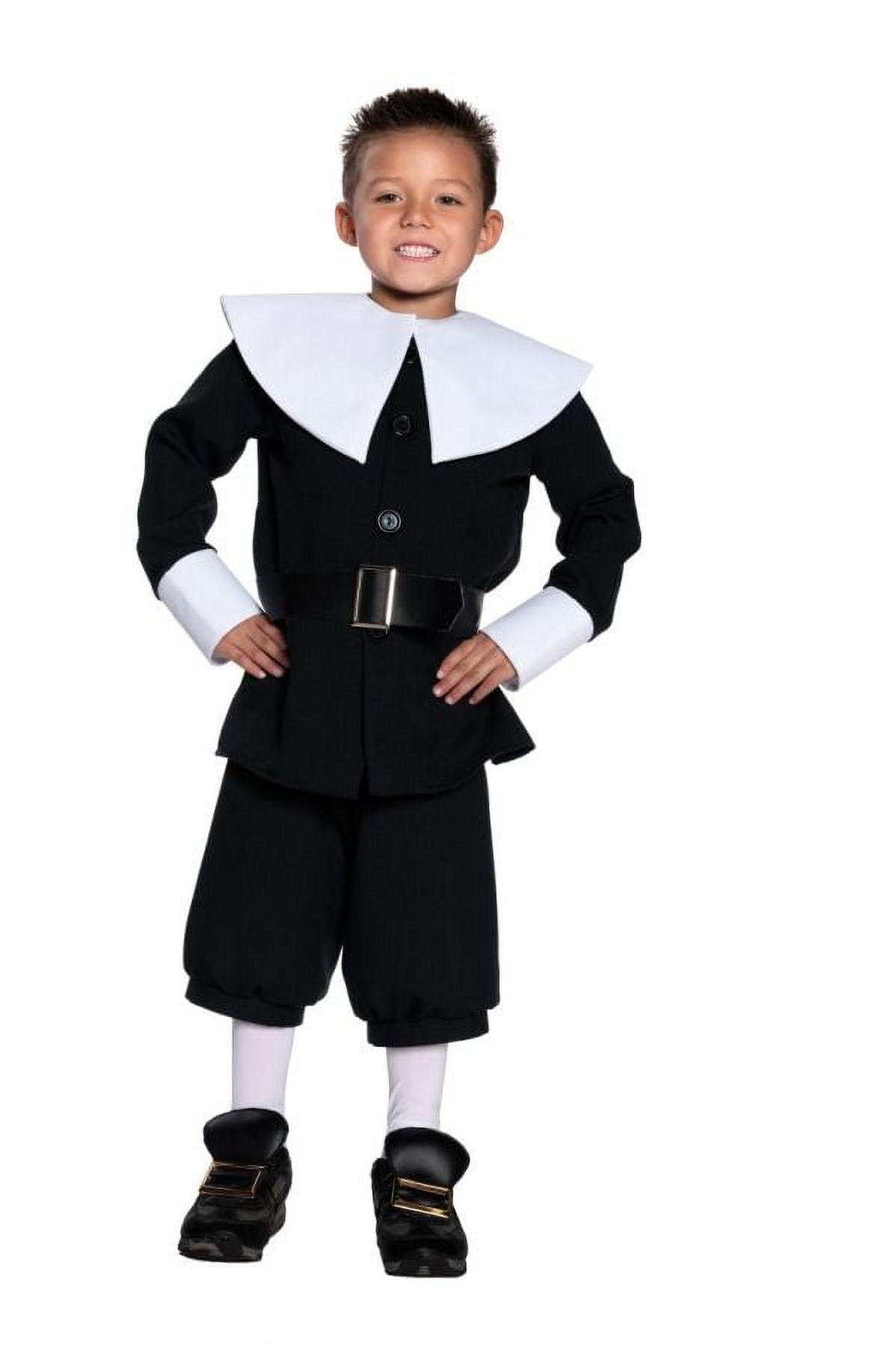 Pilgrim Pioneer Boy Plymouth Colonial Religious Child Size Boys Costume