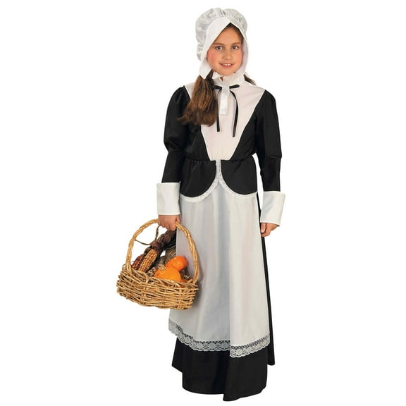 Forum Novelties Thanksgiving Pilgrim Girl Costume Child Medium Female