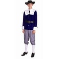 thumbnail image 1 of Pilgrim Man Teen Costume - Blue And Gray, 1 of 1
