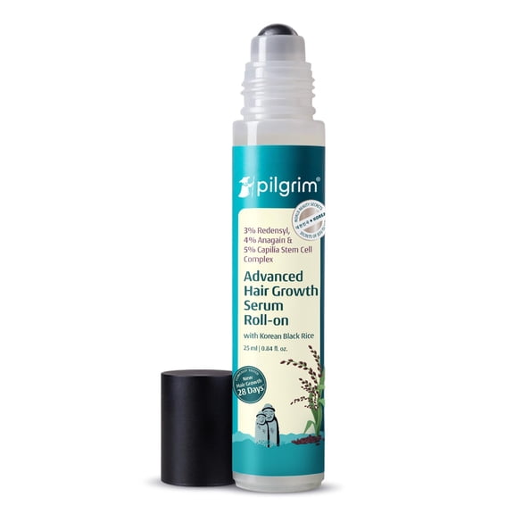 Pilgrim Redensyl, Anagain & Capilia Hair Density Serum Roll-On 25ml | 0.84 fl oz