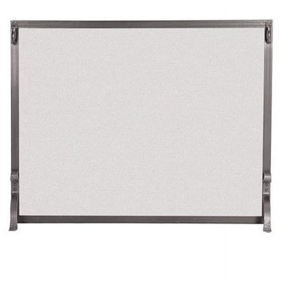 Pilgrim Single Panel Forged Iron Fireplace Screen