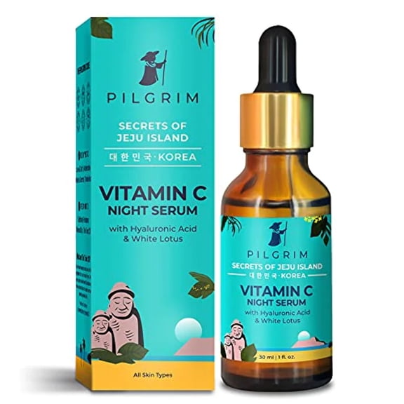 Pilgrim Vitamin C Night Serum for Skin Repair & Glow  30 ml