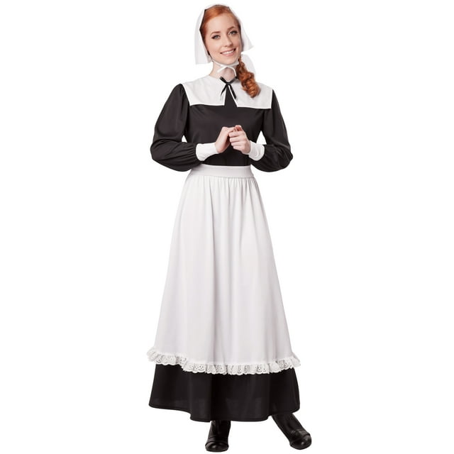 Pilgrim Woman Settler Adult Costume - Walmart.com