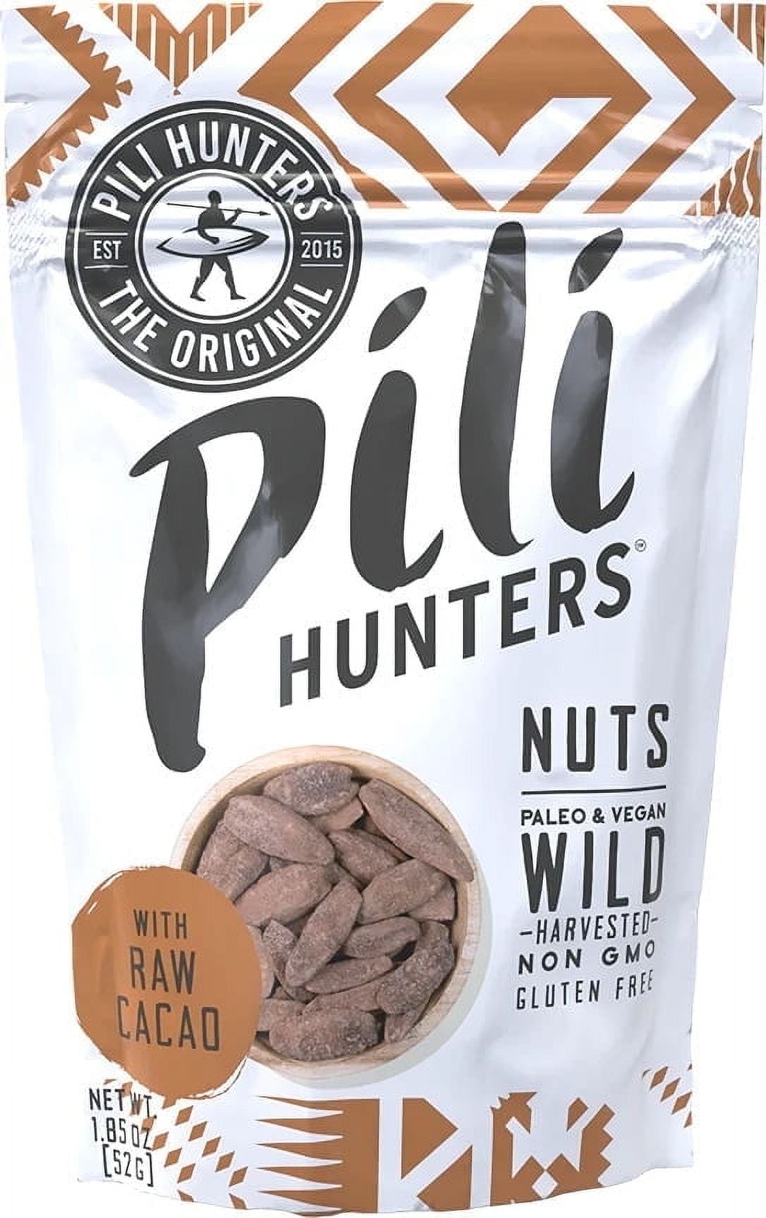 Pili Hunters Raw Cacao Organic Coconut Sugar Wild Sprouted Pili Nuts
