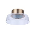thumbnail image 1 of 55182-SB-LED Craftmade Lighting Centric - 13.75 Inch 13W LED Flush Mount-Satin Brass Finish, 1 of 9