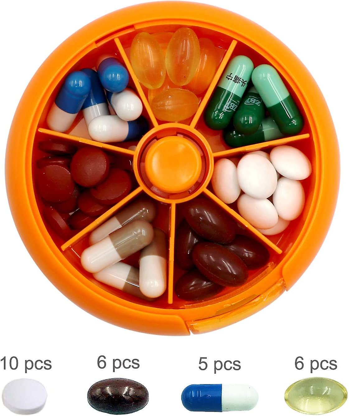 Pill Box 3 Times A Week Large Pill Box 3 Rotating Mini
