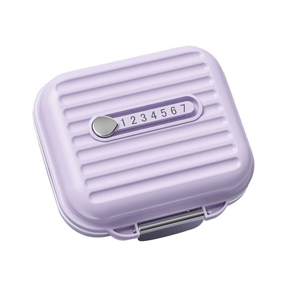 Pill Box Organizer Case Organizer Waterproof Sealed Design for Daily Use and Outdoor Travel Camping