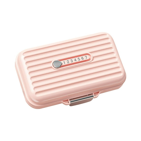Pill Box Organizer Pill Container Case with 7 Day Compartments for Daily Medication Travel Purse and Pocket