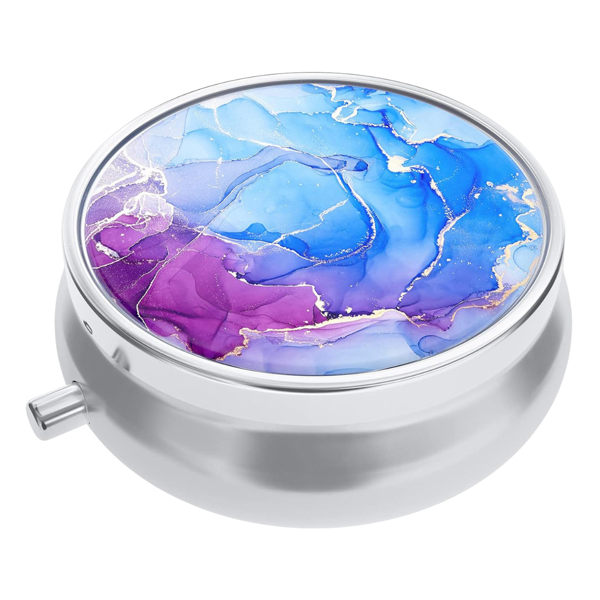 Pill Box, Small Pill Case For Purse & Pocket, Cute Medicine Organizer ...