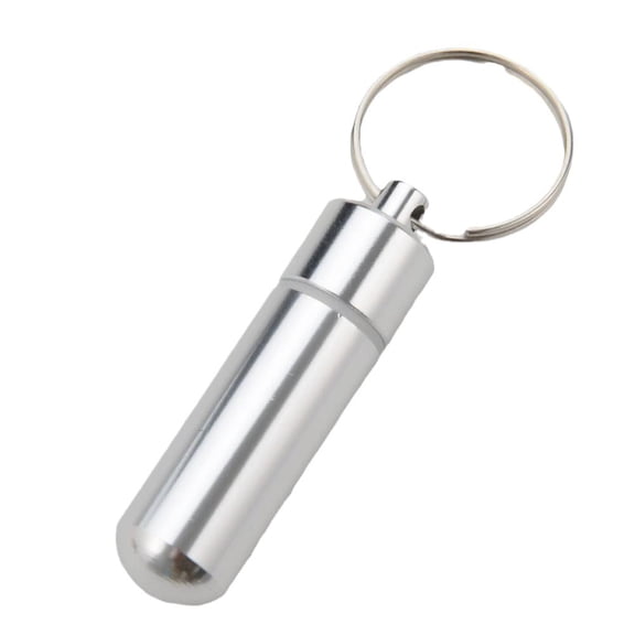 Pill Case Keychain Waterproof Holder Medicine Bottle Containe T1G