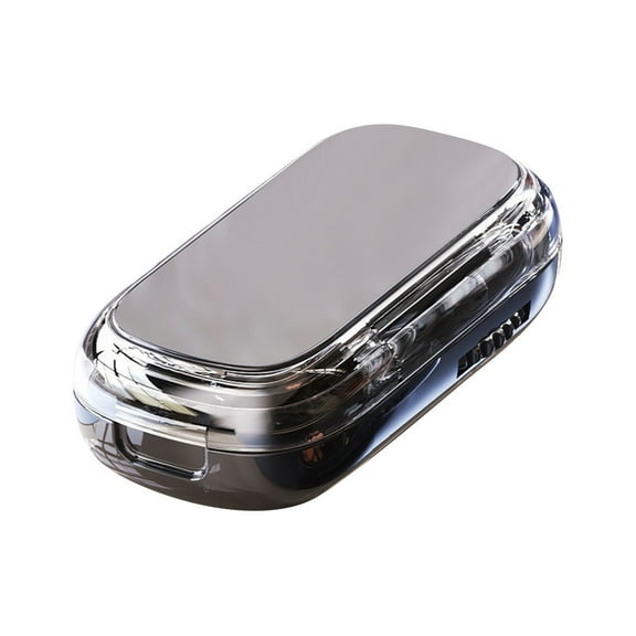 Pill Cutter Pill Splitter Cutting Small or Large Pills in Half Pill Crusher Cuts Pills Vitamins Tablets Stainless Steel Blade Travel Size