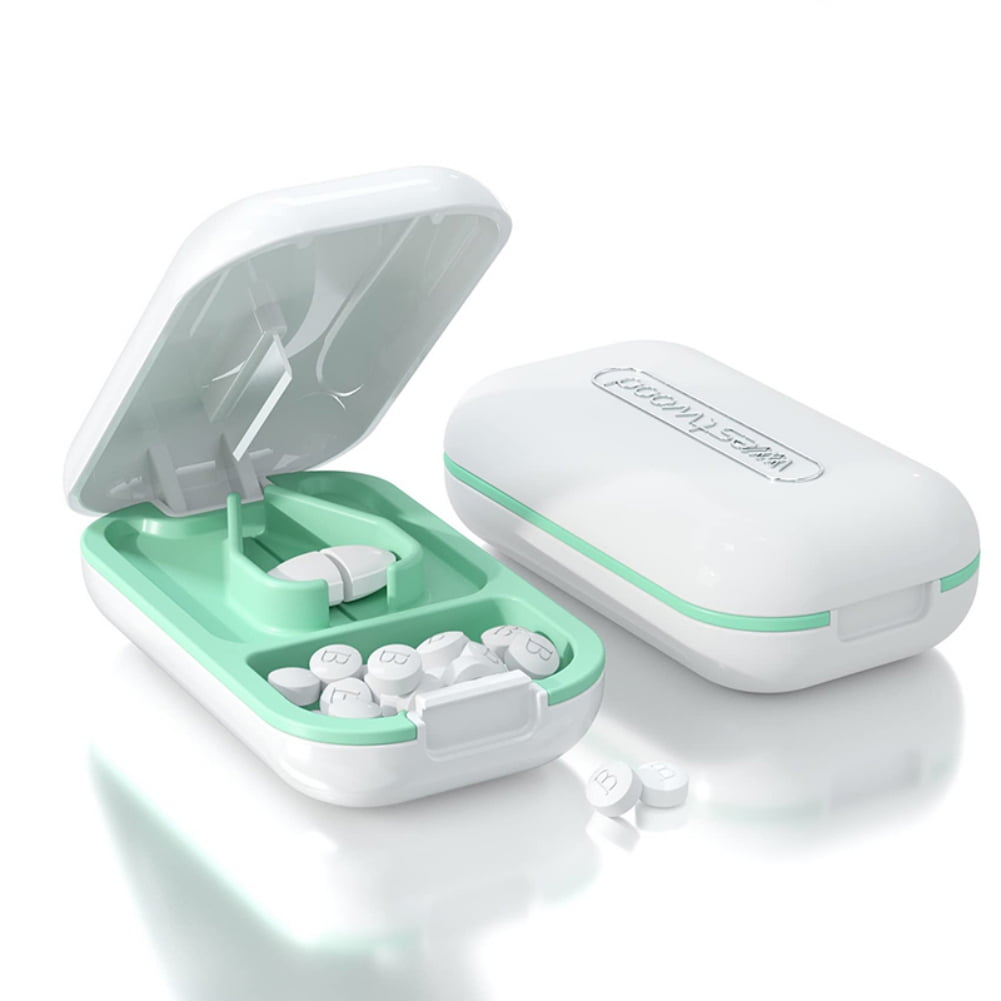 Pill Cutter, Pill Splitter Cutting Small or Large Pills in Half, Pill