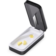 Pill Cutter, Pill Splitter for Small or Large Pills, Cuts Vitamins, Tablets, Detachable Pad for Clean Cuts, Travel Friendly, Black