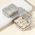 thumbnail image 1 of Pill Cutter Splitter 1/3, 1/4 with Centering Device for Small and Large Oblong Oval Tablets with Pill Storage, for Quarter, Third and Half, 1 of 13