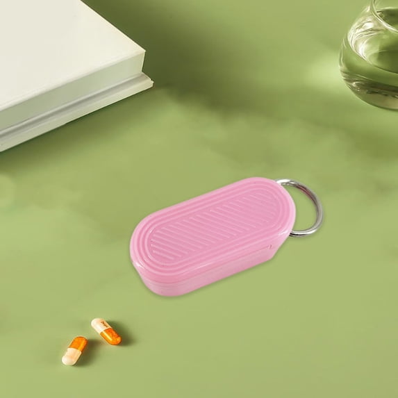 Pill Cutter Splitter for Small Pills with Storage - Portable Tablet Divider Box for Vitamins and Medication - Medicine Organizer for Travel, Home, and Daily Use