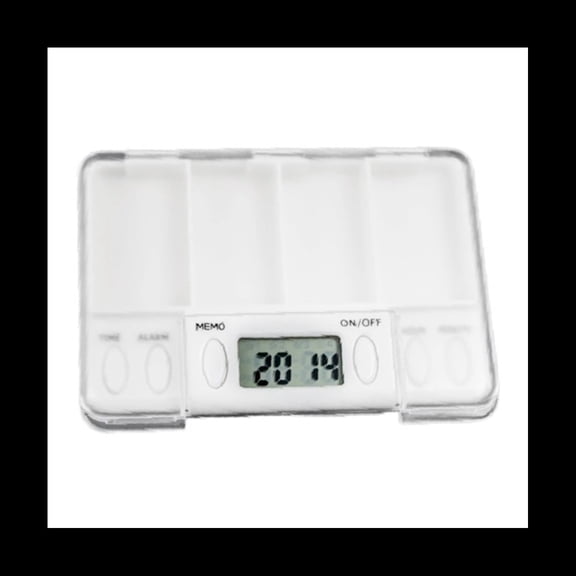 Pill Dispenser Container Alarm Clock Taking Medicine Reminder Smart Personal Pill Containers Pill Box Medicine Chest