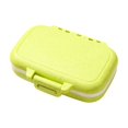 thumbnail image 1 of Pill Organizer 3 Compartment Green Portable Case for Travel, 1 of 6