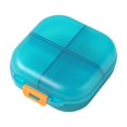 thumbnail image 1 of Pill Organizer 4 Compartment Plastic Portable Case for Travel Daily Use, 1 of 6