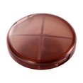 thumbnail image 1 of Pill Organizer 4 Compartment Round Brown Portable Daily Use for Travel, 1 of 7