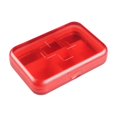thumbnail image 1 of Pill Organizer 6 Compartment Red Plastic Portable Case for Travel and Purse, 1 of 4