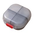 thumbnail image 1 of Pill Organizer 8 Compartment Double Layer Plastic Portable Small Case for Travel Daily Use, 1 of 6