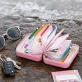thumbnail image 1 of Pill Organizer Pouch Set, 14 Day Pill Organizer, Pill Pouches for Travel, Day and Night Pill Organizer, Purple 6X4.5X2.5 in Waterproof Storage Bag with Zipper Pockets for Pills,, 1 of 5