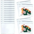 thumbnail image 1 of Pill Pouch Bags-Zippered Pill Pouch Set, Reusable Pill Baggies, Clear Plastic Pill Bags Self Sealing Travel Medicine Organizer Storage Pouches with Slide Lock for Pills and Small Items(10 Pieces), 1 of 7