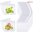 thumbnail image 1 of Pill Pouch Bags Zippered Pouch Set Reusable Baggies Clear Plastic Self Sealing Travel Medicine Organizer Storage Pouches with Slide Lock for Pills and Small Items(12 Pieces), 1 of 7