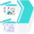 thumbnail image 1 of Pill Pouch Bags Zippered Pill Pouch Reusable Pill Baggies Clear Plastic Pill Bags Self Sealing Travel Medicine Organizer Storage with Slide Lock for Cod Liver Oil, Pills and Small Items (10 Pieces), 1 of 7