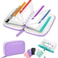 thumbnail image 1 of Pill Pouch Organizer Binder Waterproof Set 7 Case Travel for Bags Inside Zipper Day Medicine Weekly Reusable Portable Large Holder Daily Container Zippered Storage Purse Use(Purple), 1 of 6