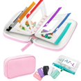thumbnail image 1 of Pill Pouch Organizer Binder Waterproof Set 7 Case Travel for Bags Inside Zipper Day Medicine Weekly Vitamin Medication Reusable Portable Large Holder Daily Container Zippered Storage Purse Use(Pink), 1 of 6