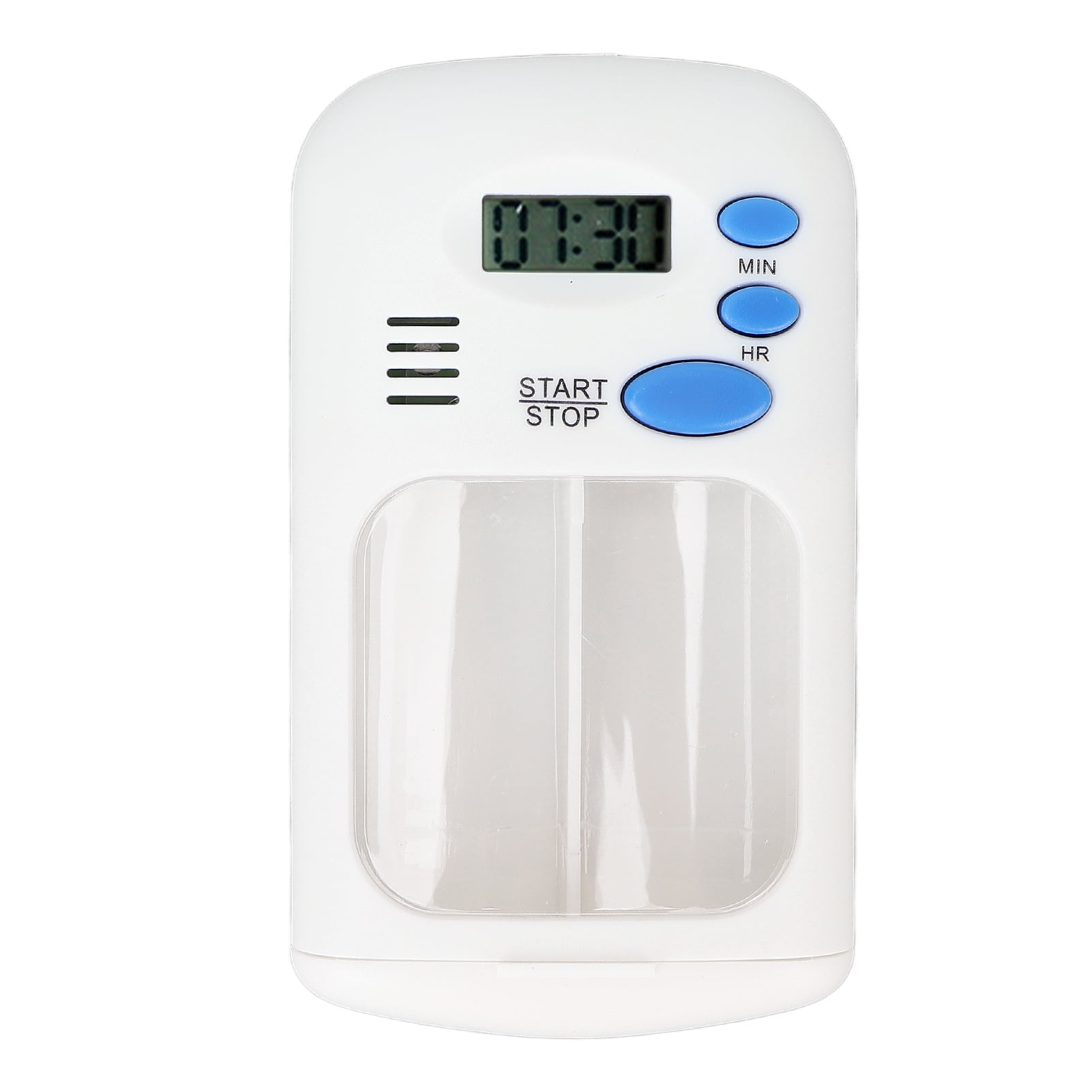 Pill Reminder Medicine Dispenser, Portable 2 Grids Small Pill Box Automatic Medication Dispenser