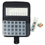 Pill Thing Weekly 7-Day Medication Organizer for Travel, 4X a Day