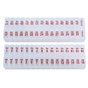 Pill Thing Twice-a-Day Monthly Large Pill Organizer Set - AM/PM Supplement and Medication Organizer