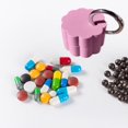 thumbnail image 1 of Pill Travel Case - Portable Daily Travel Keychain Container Waterproof, Small Holder for Earplugs, Pills, Coins Compatible with Loop, Eargasm & Vibes, Mini Purse Pill Box, 1 of 7