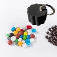 thumbnail image 1 of Pill Travel Case - Portable Daily Travel Keychain Container Waterproof, Small Holder for Earplugs, Pills, Coins Compatible with Loop, Eargasm & Vibes, Mini Purse Pill Box, 1 of 7
